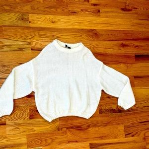 Cropped Knit Sweater
